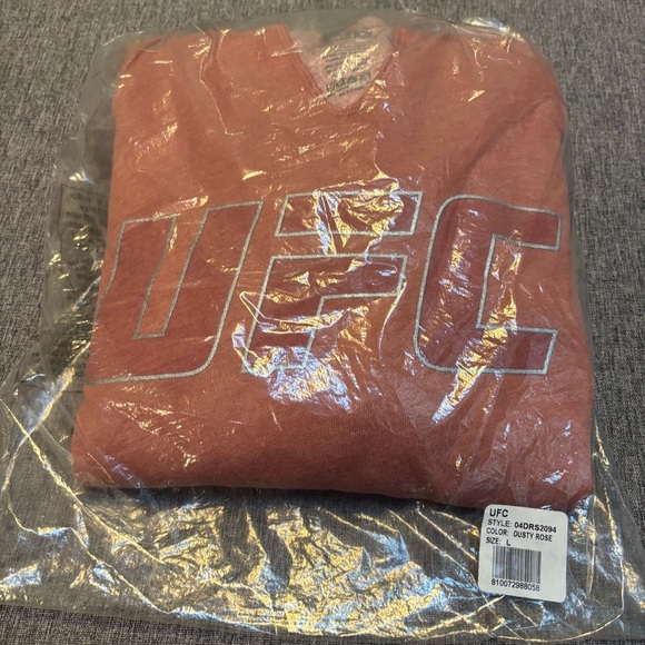 UFC California Hoodie, Dusty Rose, Size Large - Picture 9 of 9